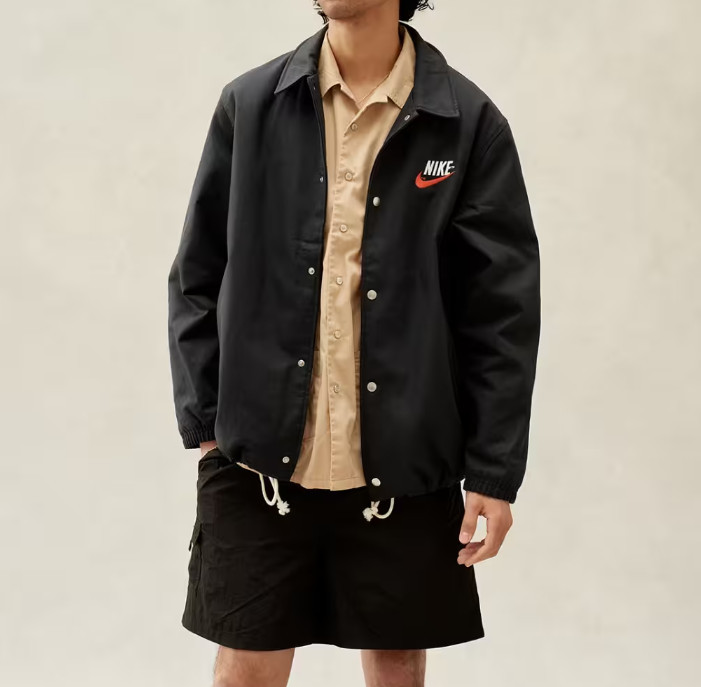 NIKE TREND JACKET レトロ トレンド コーチジャケット 黒 XL NIKE TREND JACKET レトロ トレンド コーチジャケット 黒 XL