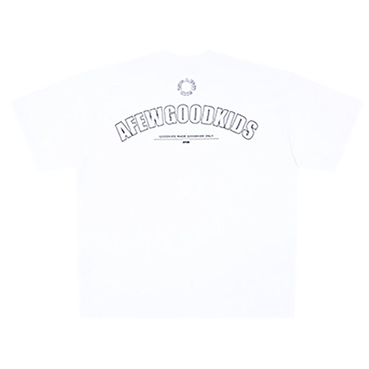 【 A FEW GOOD KIDS 】 AFGK 正規品 男女兼用 ビッグサイズ ストリート系 ロゴ プリント バックプリント Tシャツ LOGO TEE ホワイト XL_画像9