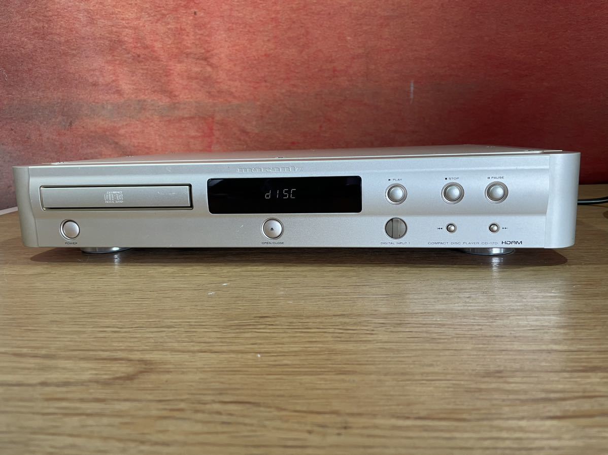 NO.B/ marantz マランツ / モデル CD-17DF / CDプレーヤー 中古品