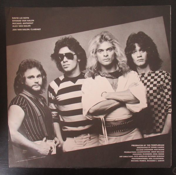 HARD ROCK LP/US盤/インナスリーブ付き/Van Halen - Diver Down/A-10168_画像3