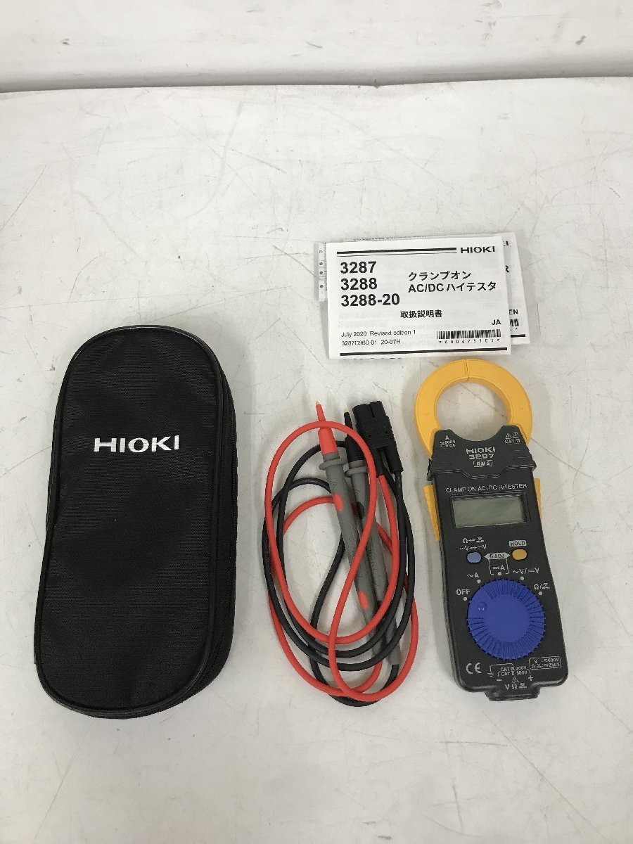 ついに再入荷! 日置 クランプメータ ON AC/DC HIOKI 3287 HiTESTER