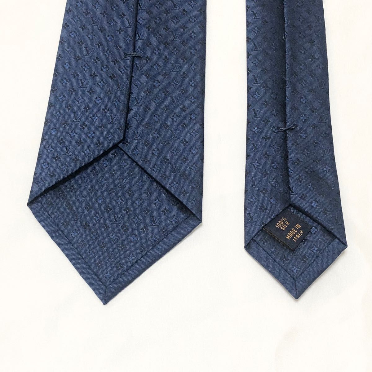 超美品】 LOUIS VUITTON ルイヴィトン ブルー ネクタイ | serbhall.net
