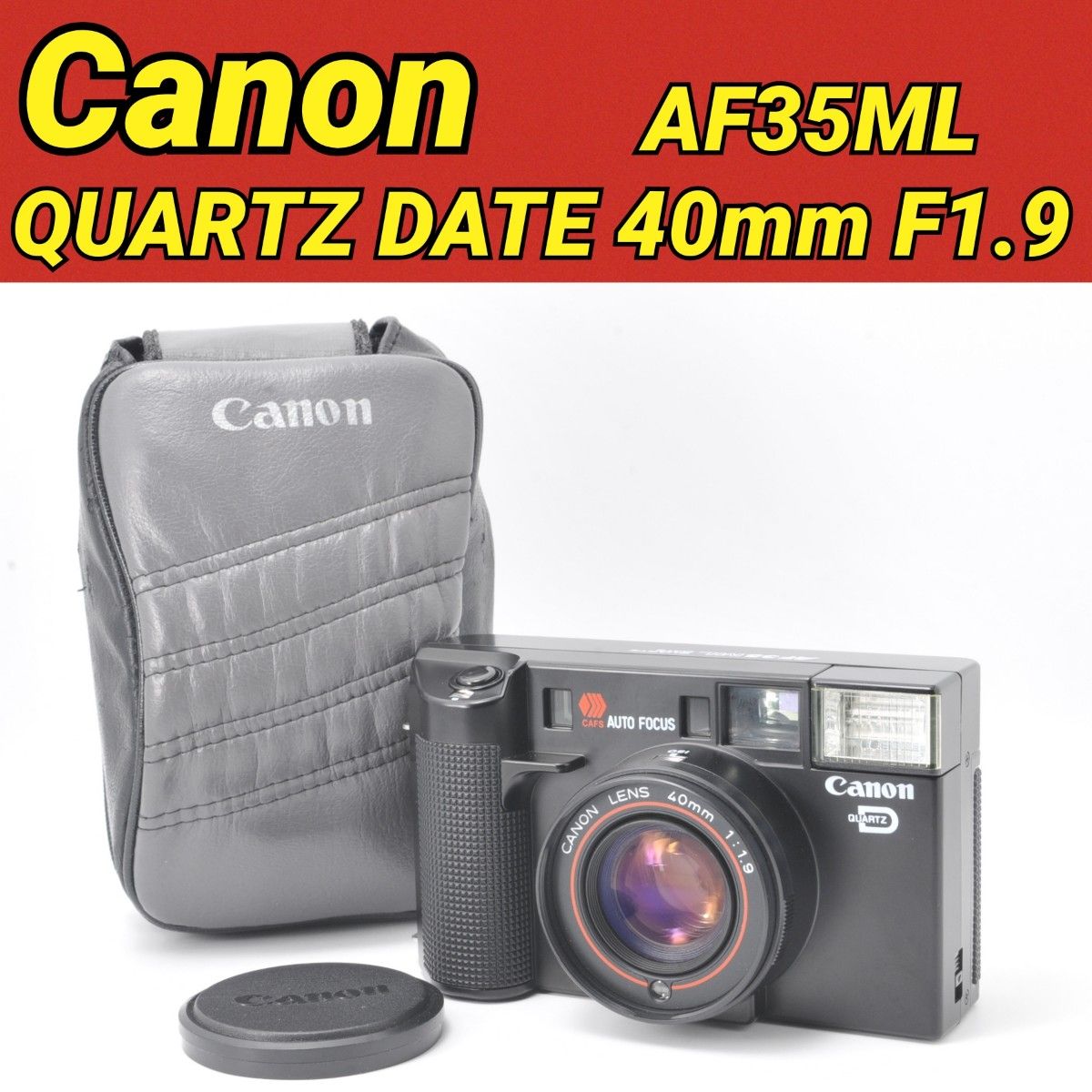 Canon AF 35ML QUARTZ DATE LENS 40mm F1 キヤノン フィルムカメラ コンパクトカメラ｜PayPayフリマ