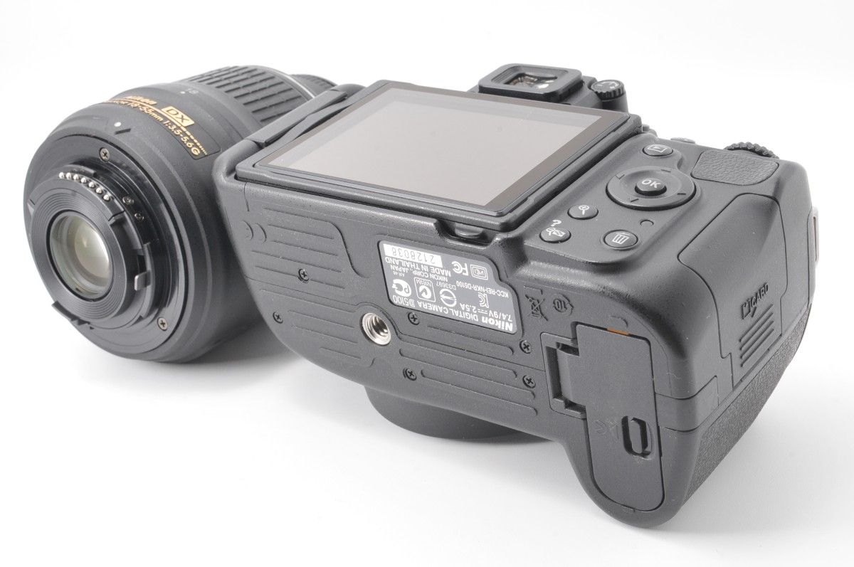Nikon D5100 自撮,動画OK 一眼レフデビュー 初心者おすすめ 画面が回転