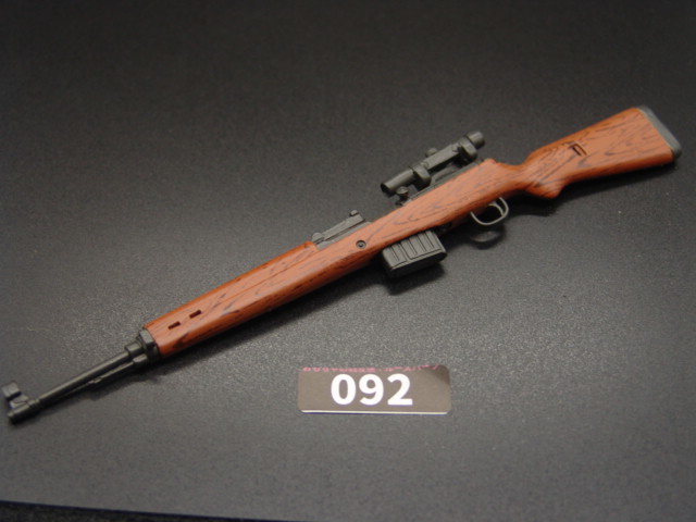 【 黒092 】1/6ドールパーツ：DRAGON製 WWII ドイツ軍 G43半自動狙撃銃【 長期保管・ジャンク扱い品 】の画像2