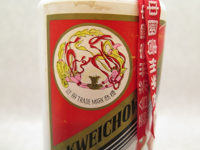 【中国酒】貴州茅台酒 MOUTAI マオタイ酒 天女ラベル 53% 540ml 年代
