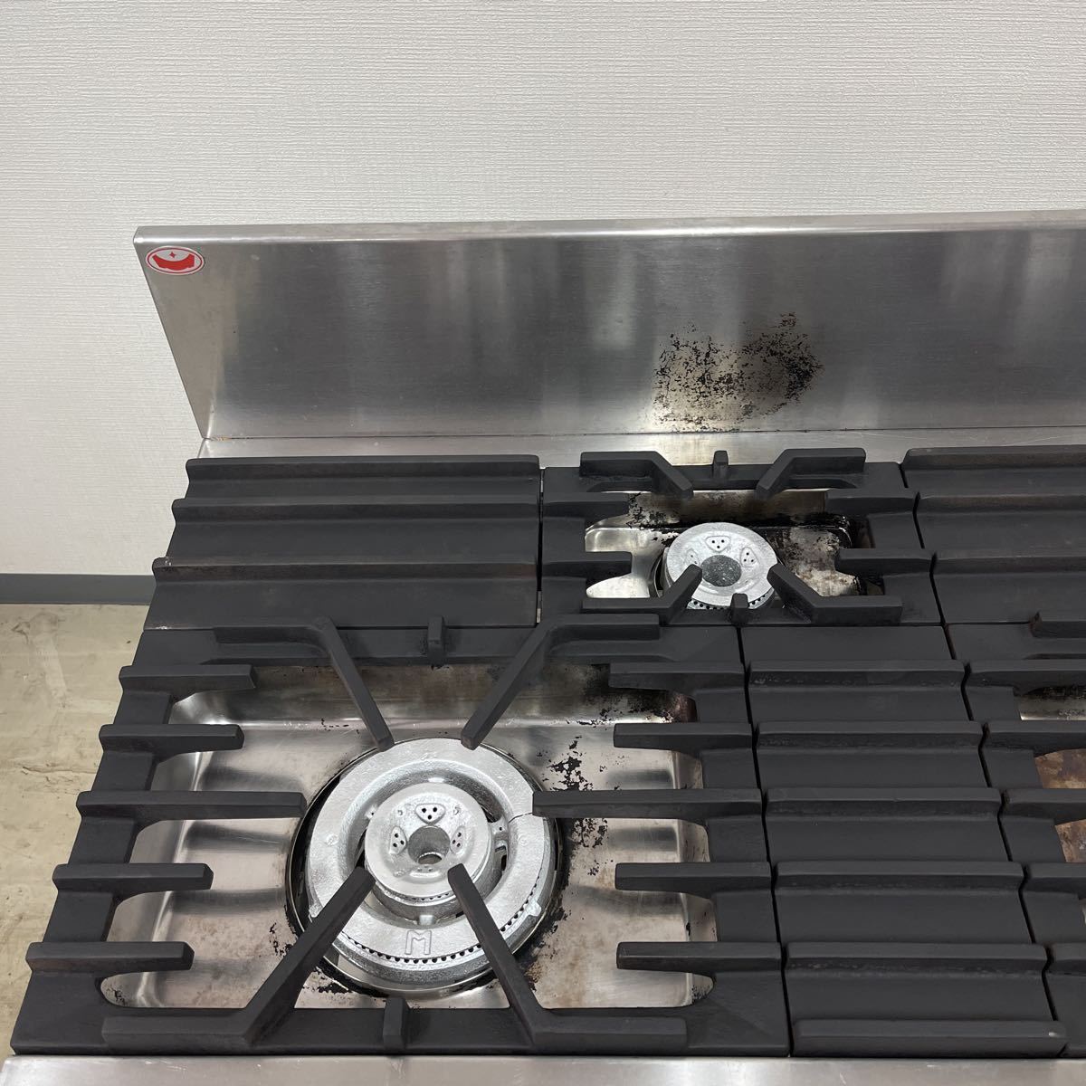 マルゼン 4口ガステーブル RGT-1264B形 2013年製 W1200×D600×H800