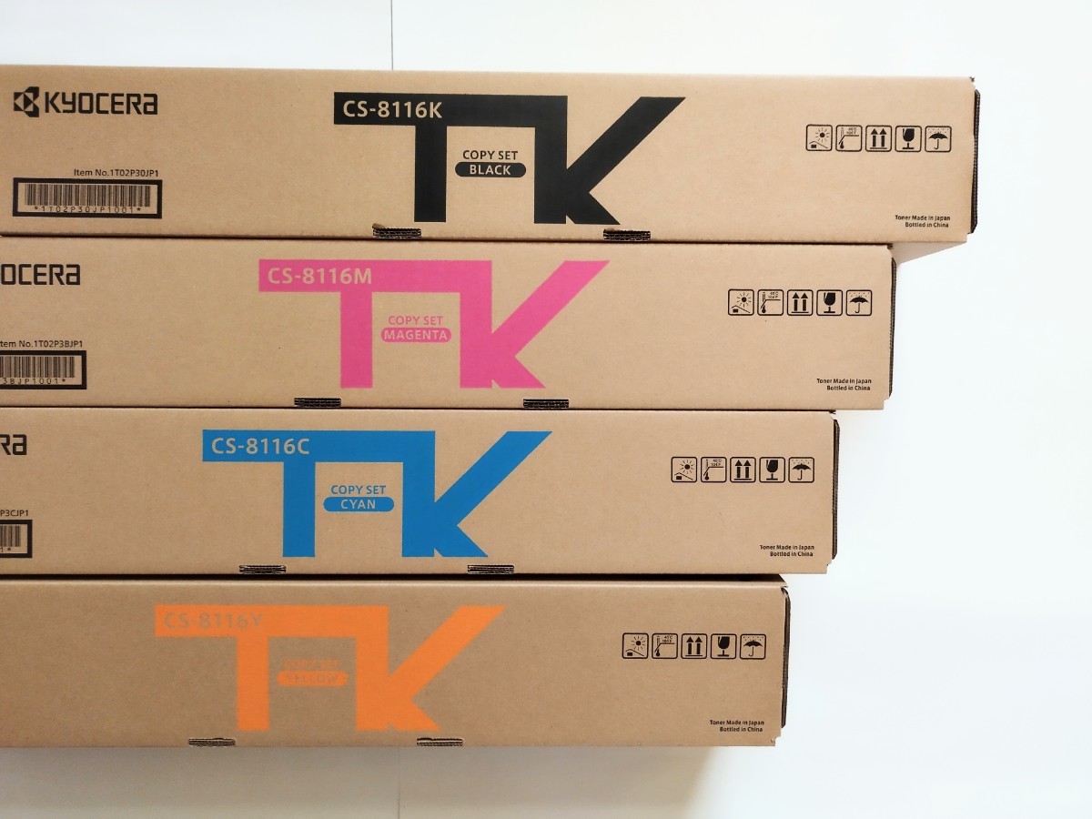 即購入OK! 京セラ純正 CS-8116KYMC x 4色セット 新品未使用品 送料