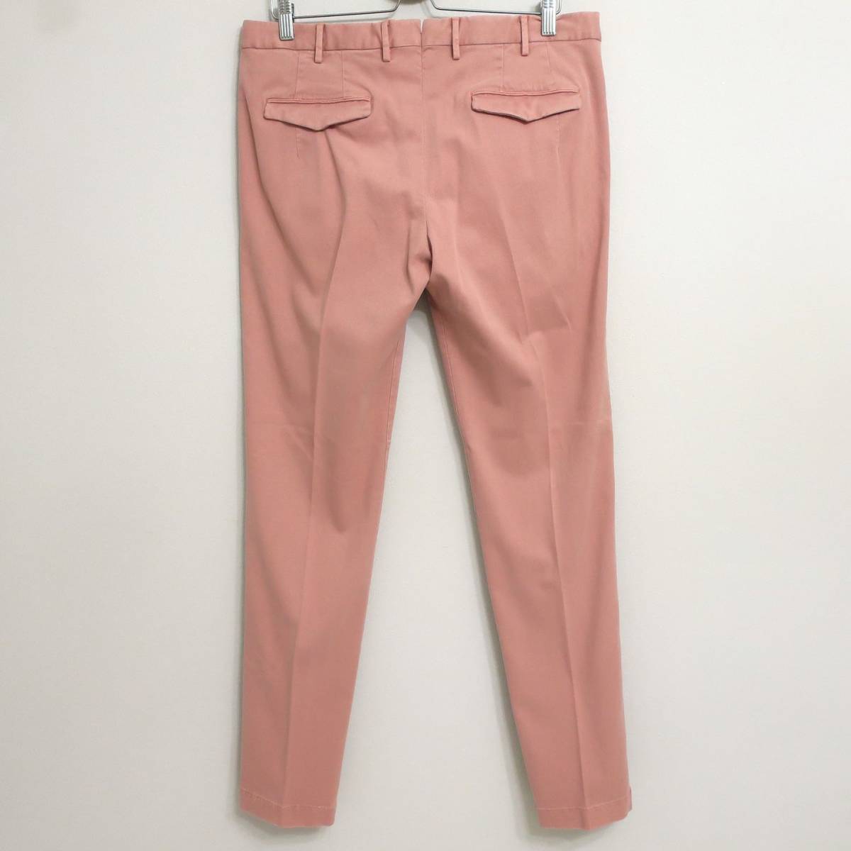  new goods spring summer PT TORINO beautiful legs stretch slim pants MASTER chinos slacks center Press pants pink men's 50 2L XL size 