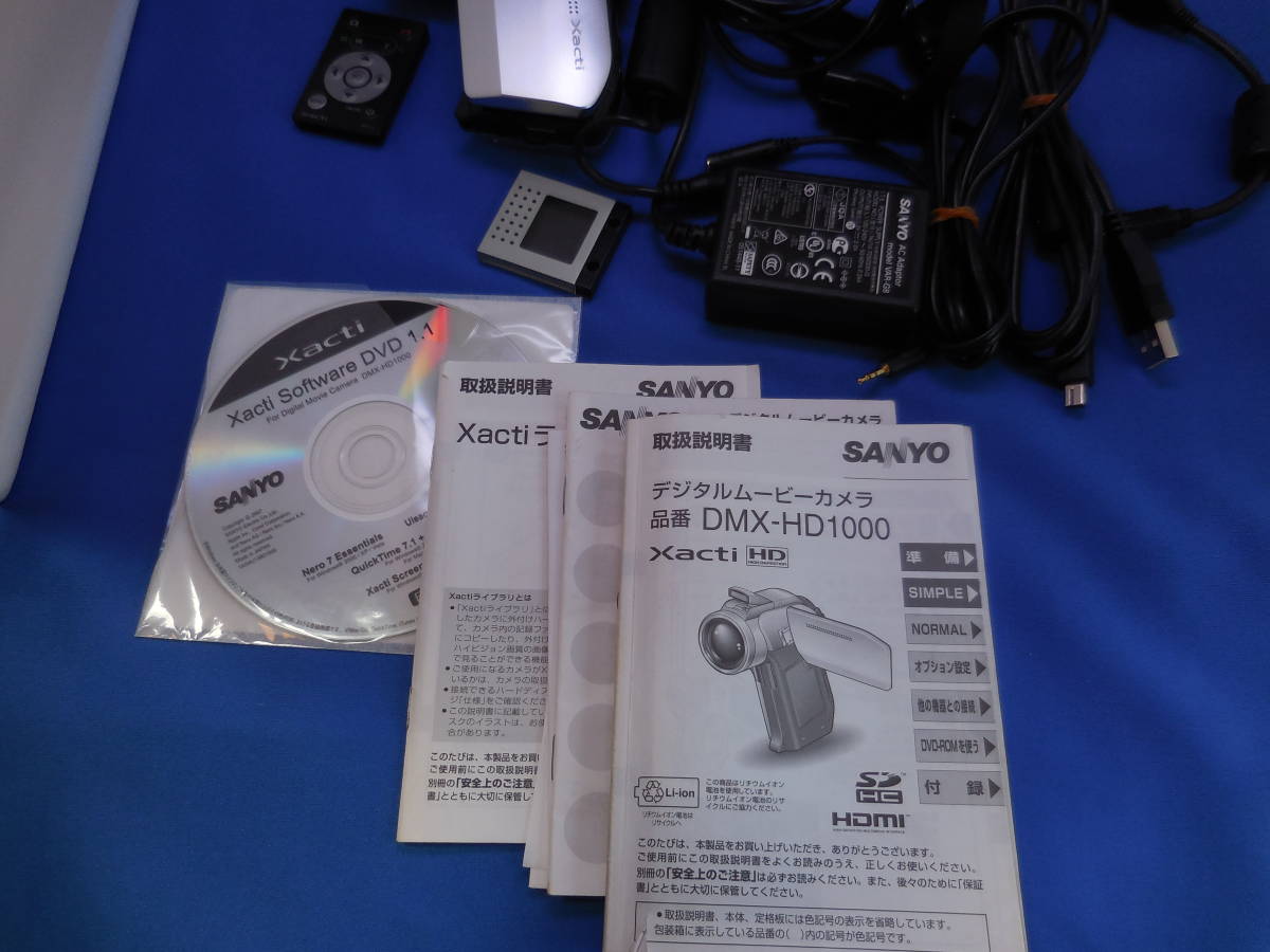 【SANYO】Xacti DMX-HD1000 デジタルムービーカメラ【サンヨー】ザクティ_画像3