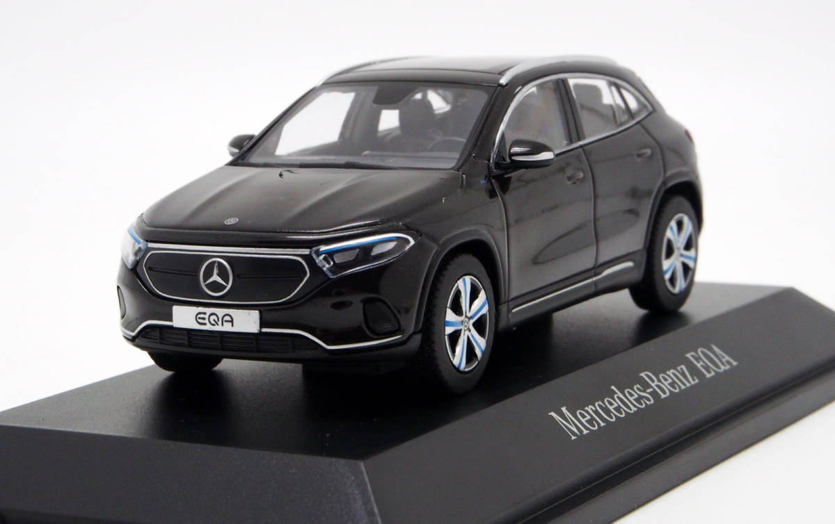 新品未開封　メルセデス・ベンツ EQA (H243) 2021 コスモブラック 1/43 ヘルパ　HERPA Mercedes-Benz_画像1