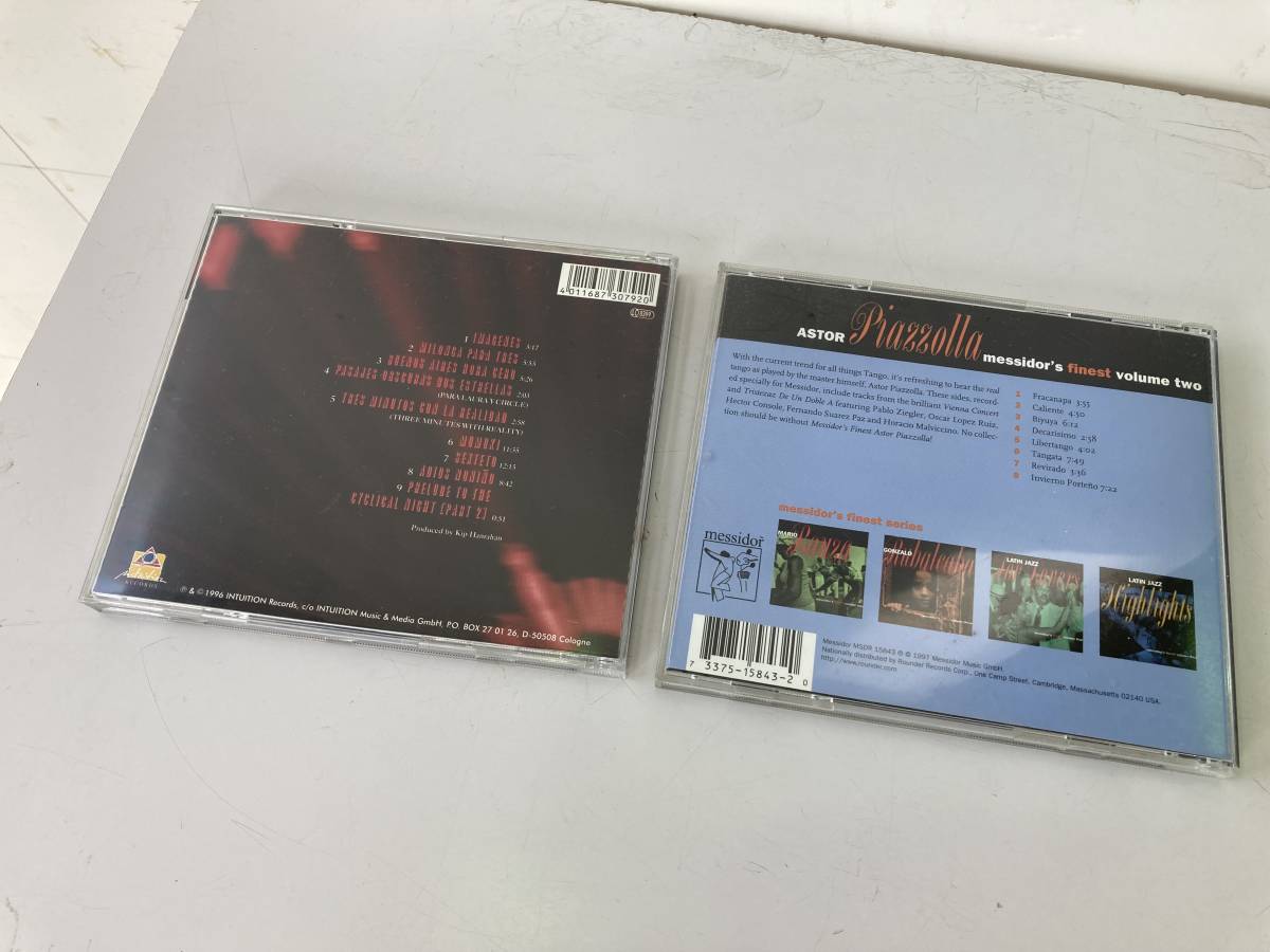 CD Astor Piazzolla 輸入盤2枚/アストル・ピアソラ 57MINUTOS CON LA REALIDAD他☆中古_画像2