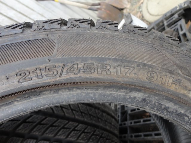 ●4306 イボ付10分山 HEADWAY POLARSTAR 215/45R17 2本_画像5