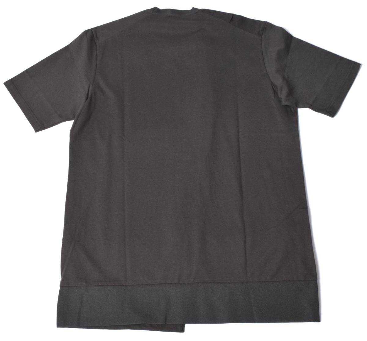 未使用 ripvanwinkle リップヴァンウィンクル クロスジャージー Tシャツ L Solid Gray RW-432の画像2