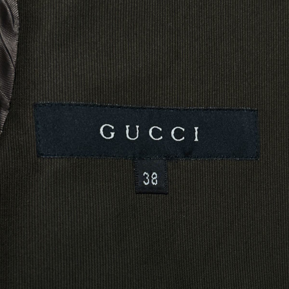 AW2003 GUCCI BY TOM FORD FUNNEL NECK JACKET グッチ トムフォード ジャケット_画像9