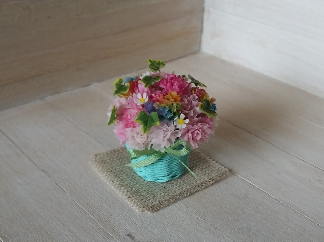 maco's miniature flower♪母の日☆カーネーションアレンジ①♪_画像7