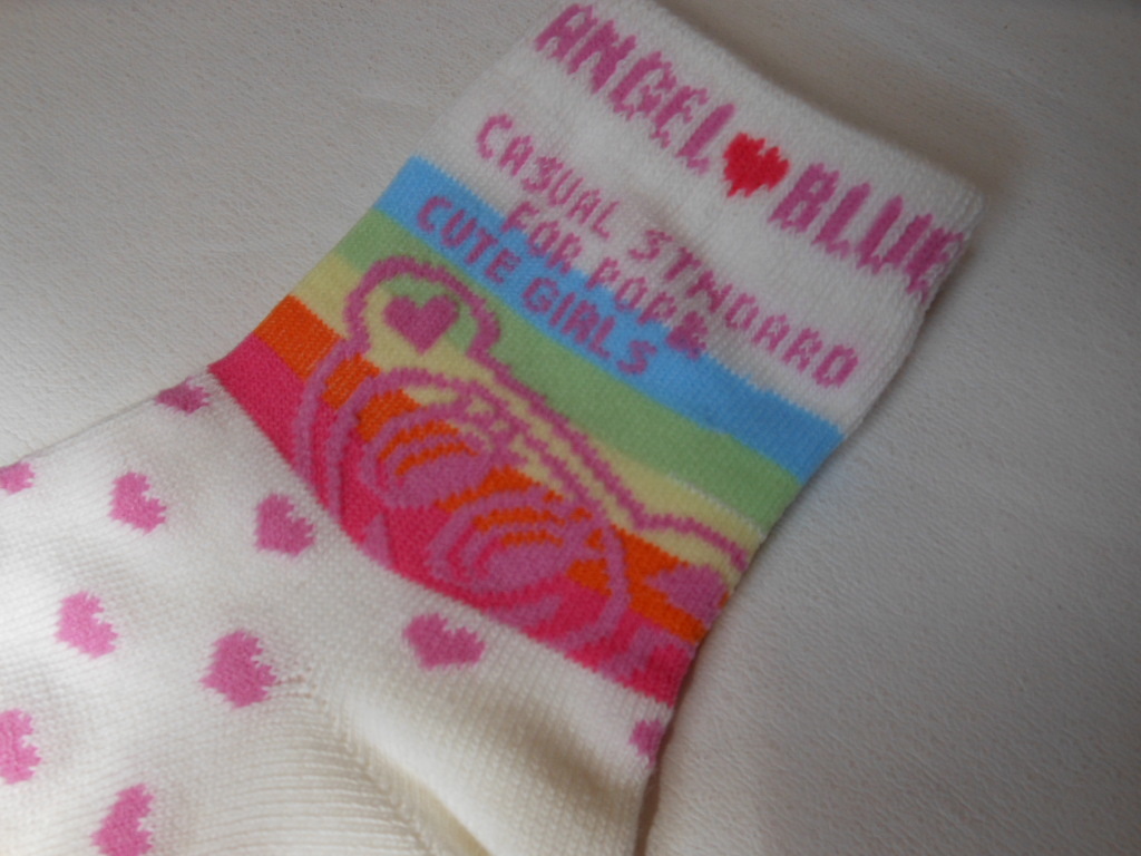 * new goods ** Angel Blue * socks (11~13cm)* white 