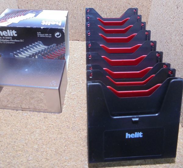 TDK 3.5 -inch floppy disk MF-2HD 10 pieces set + helit storage holder 