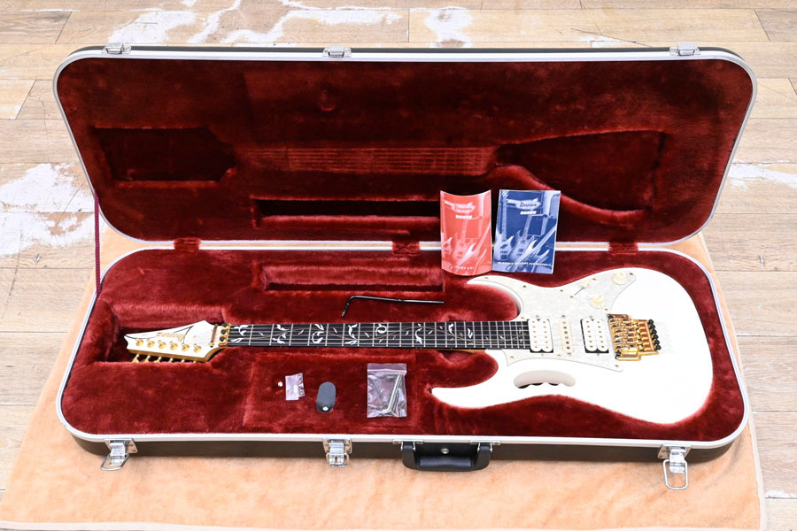 D163 美品 フジケン製 Ibanez JEM7V Steve vai アイバニーズ エボニー
