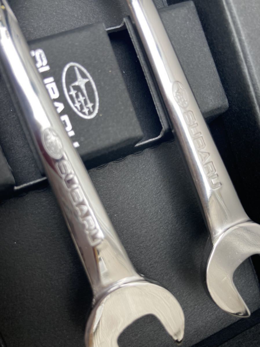  not for sale! rare rare! new goods unused! Subaru spoon Fork set spanner type JDM USDM Impreza Legacy Forester 