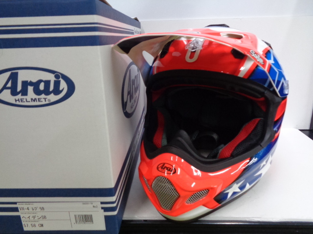 Mサイズ 未使用品☆Arai アライ V-CROSS4 クロス4 レプリカ オフロード