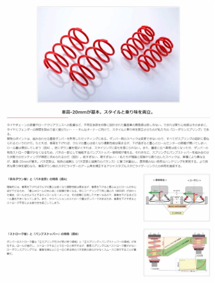 マシダ 純正サスペンション + AutoExe ダウンスプリング アテンザ