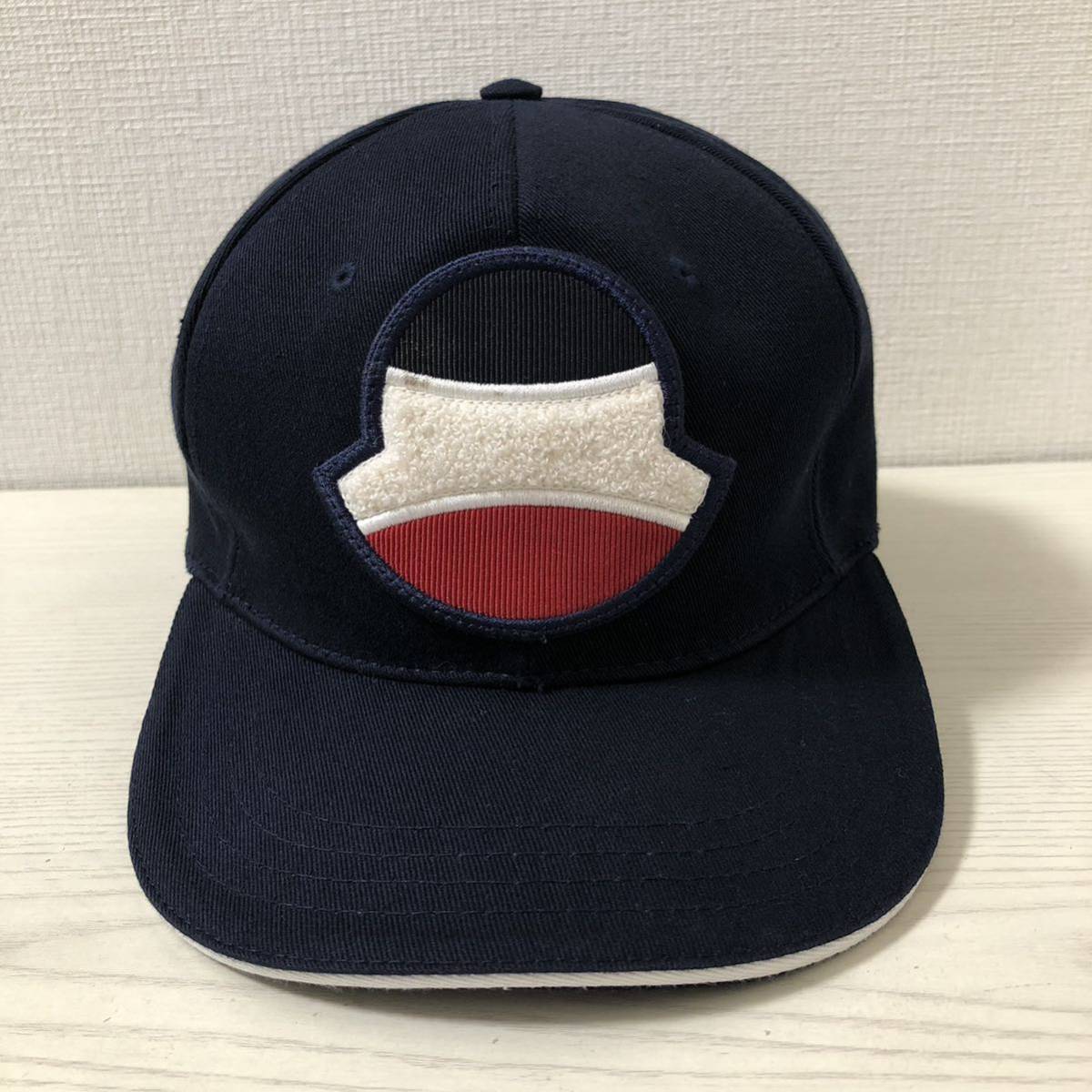 【大幅値下げ】【新品同様】モンクレール MONCLER キャップ　ベレット　BERRETTO BASEBALL ネイビー　帽子　マグリア