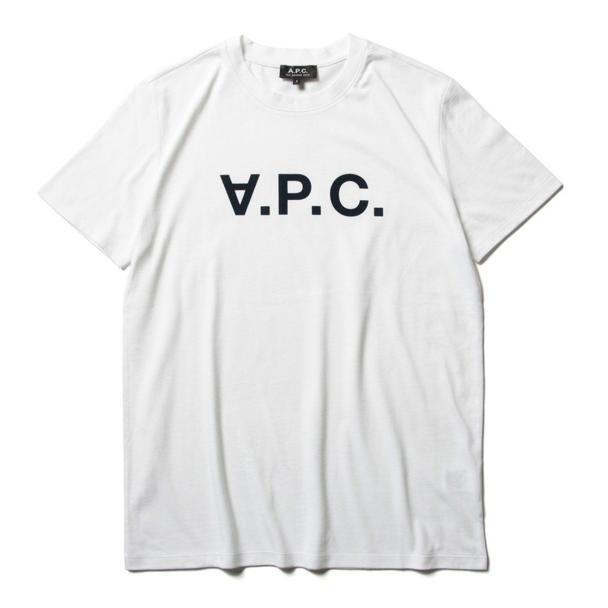 A.P.C 逆ロゴTシャツ 白色 サイズXL タグ付き！ | impacto-latam.com