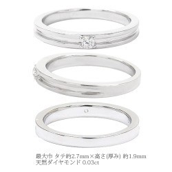 指輪 一粒ダイヤモンド リング 0.03ct プラチナ900 pt900 レディース ジュエリー アクセサリー_画像3