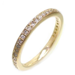指輪 フルエタニティリング ダイヤモンド 0.36ct リング サイズ15号 ｋ18イエローゴールド 18金 レディース アクセサリー
