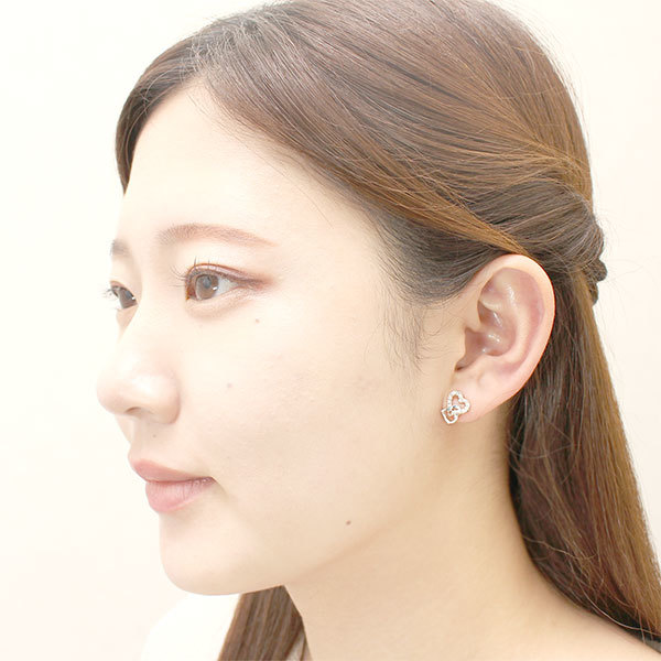 ハート ダイヤモンド 0.20ct ピアス プラチナ プラチナ900 pt900