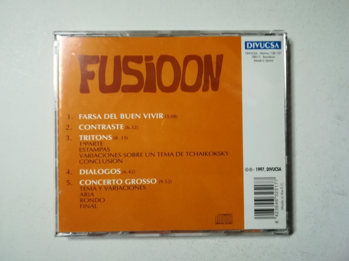 【CD】Fusioon - s.t. 1974年(1997年スペイン盤) スペインジャズロック/プログレ名盤_画像2