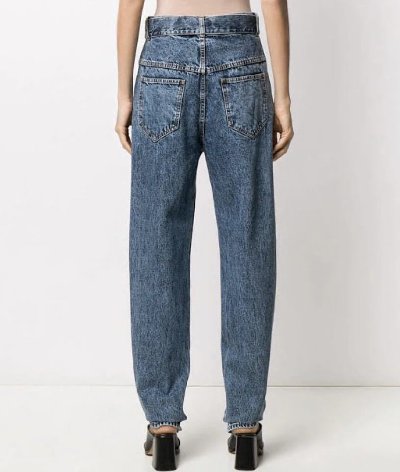 新品 Maison Margiela メゾンマルジェラ ベルト付き デニム センター