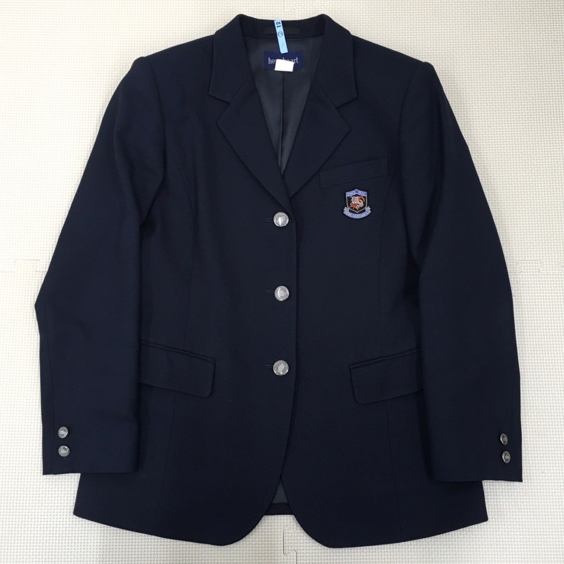 超特価SALE開催! A120(中古)岡山県 和気閑谷高校 /165A/W75/ブレザー 6点セット 学生服