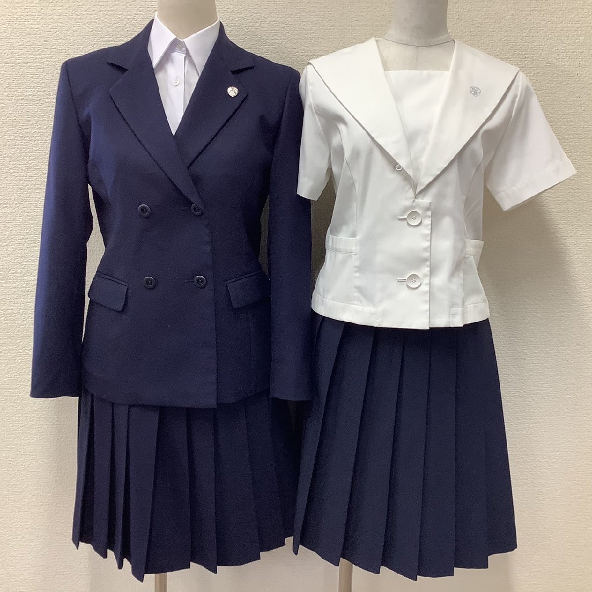 I236/Y(中古)山形県 上山明新館高校 女子制服7点 /校章/13-1/W69 I236/Y(中古)山形県 上山明新館高校 女子制服7点 /校章/13-1/W69