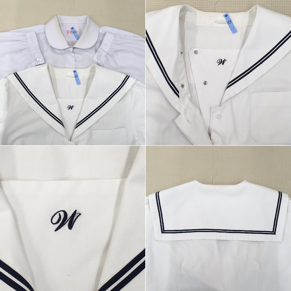 たぬき 希少 A120(中古)岡山県 /165A/W75/ブレザー 6点セット 和気閑谷高校 学生服