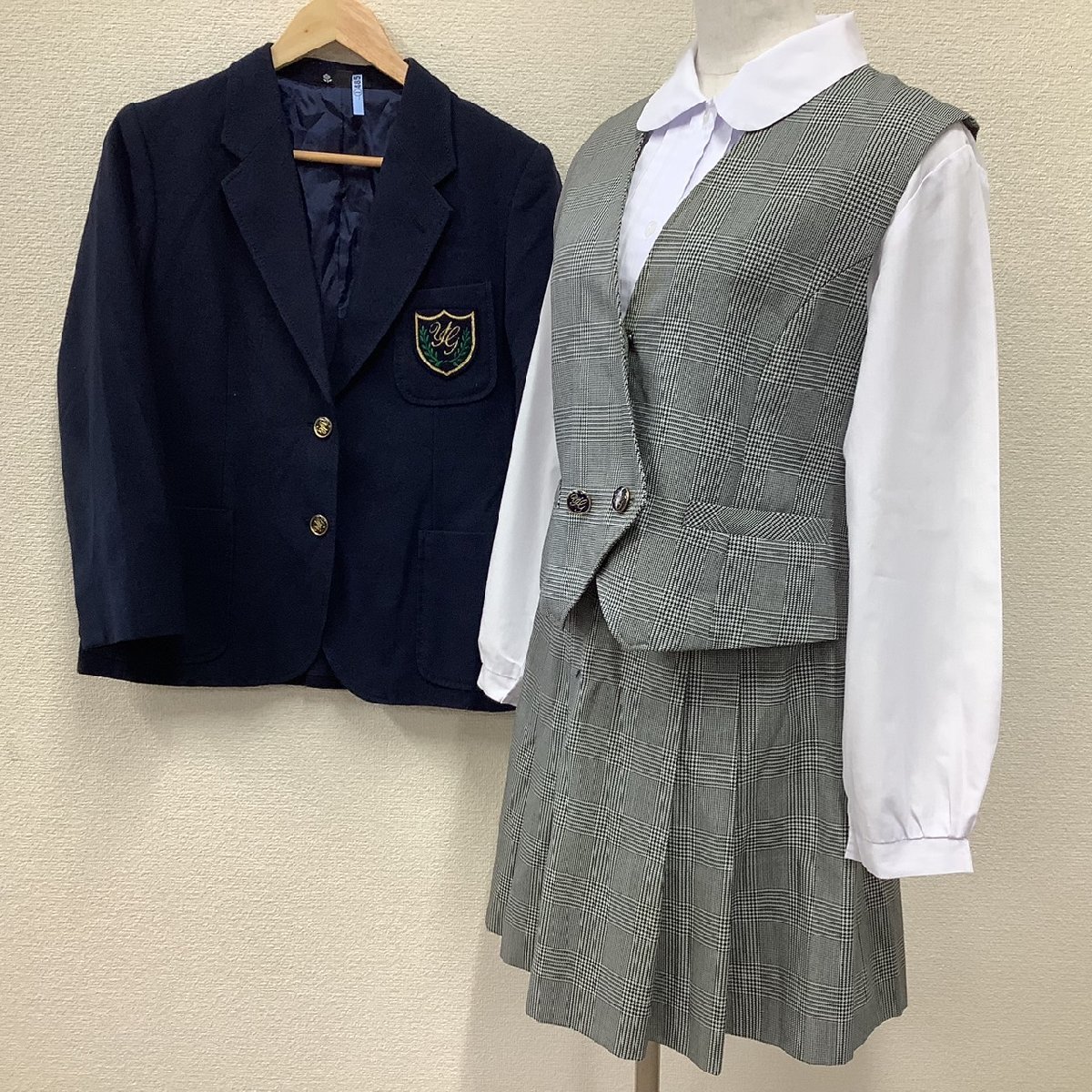 Y)I485 (中古) 山形県 山形学院高校 旧制服 4点セット /希少 Y)I485 (中古) 山形県 山形学院高校 旧制服 4点セット /希少