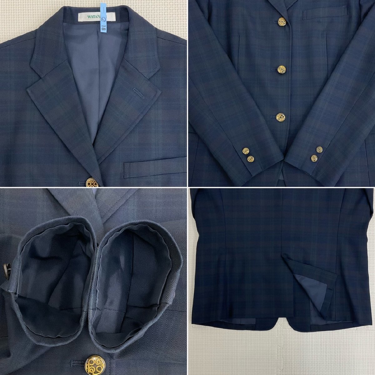 最新モデル US737-2 () 静岡県 浜松湖東高校 6点セット /S/M/W63/ブレザー 学生服