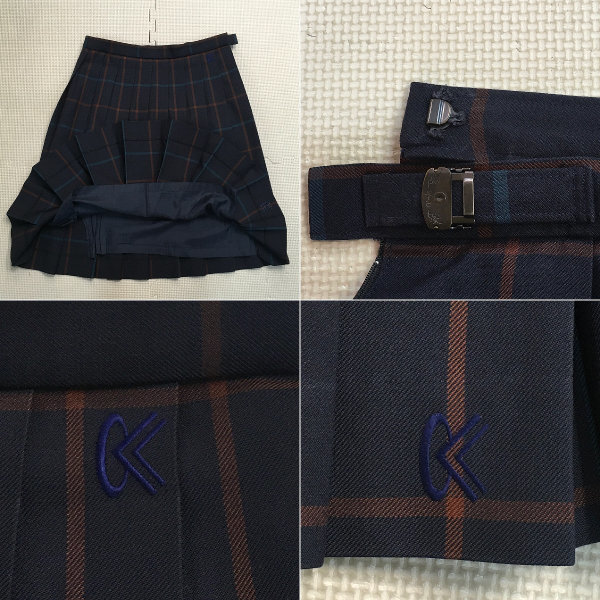 AT249-3(中古)福島県 光南高校 4点セット /希少/L/LL/W72 AT249-3(中古)福島県 光南高校 4点セット /希少/L/LL/W72