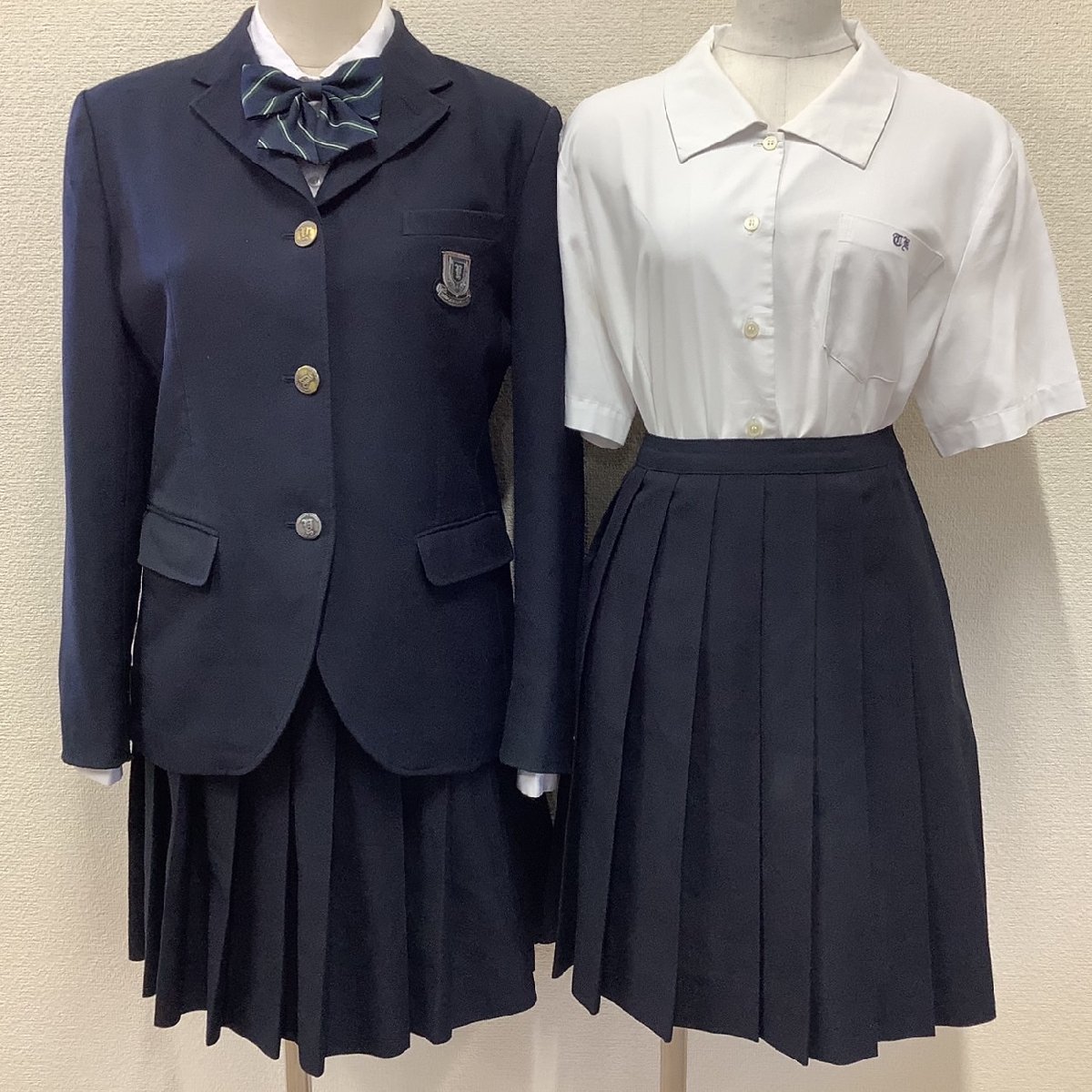 I1022/Y(中古)山形県 上山明新館高校 女子制服2点 /大きい/指定 I1022/Y(中古)山形県 上山明新館高校 女子制服2点 /大きい/指定