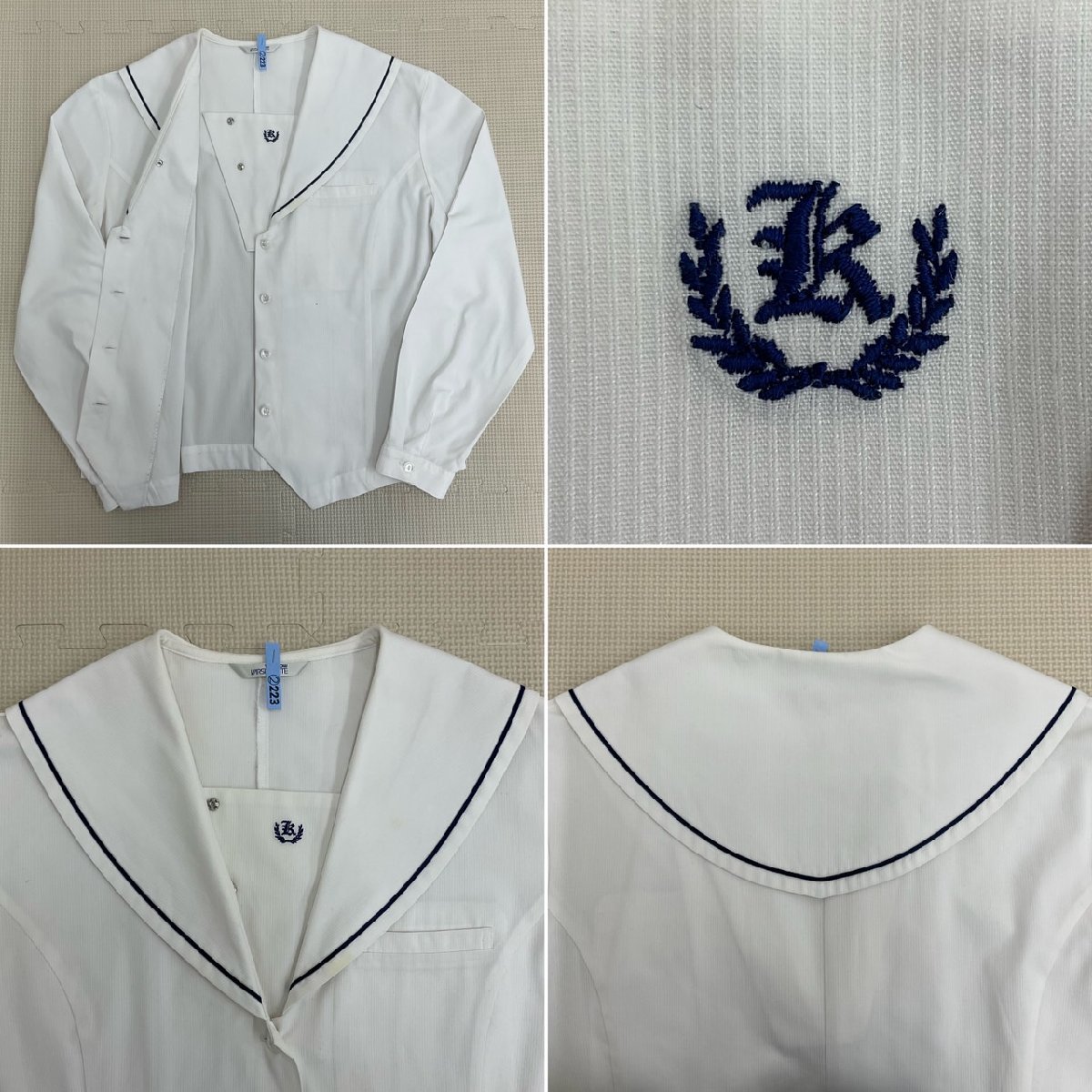 Yahoo!オークション - U222 (中古) 栃木県 烏山高校 セーラー服 Yahoo!オークション - U222 (中古) 栃木県 烏山高校 セーラー服