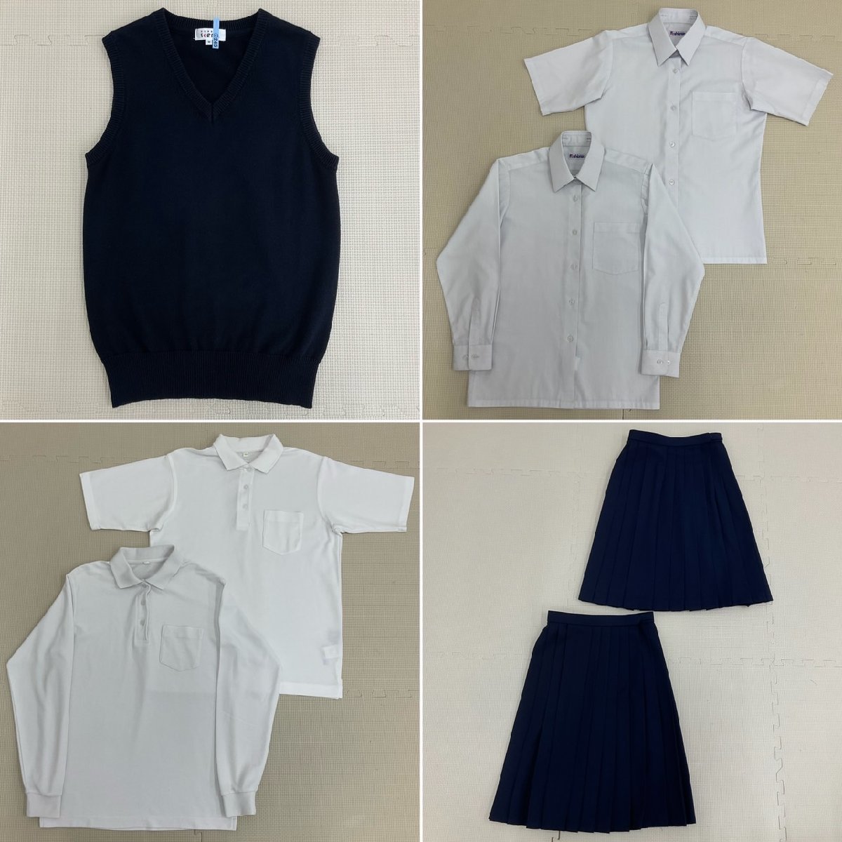 新品本物 横浜市立 神奈川県 (中古) US806 末吉中学校 /160A/M 8点セット 学生服