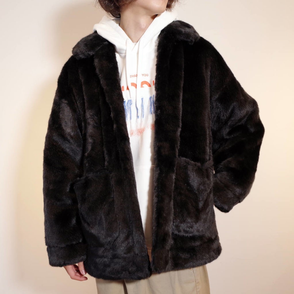 新品 doublet ダブレット HAND-PAINTED FUR JACKET 東京タワー ハンド