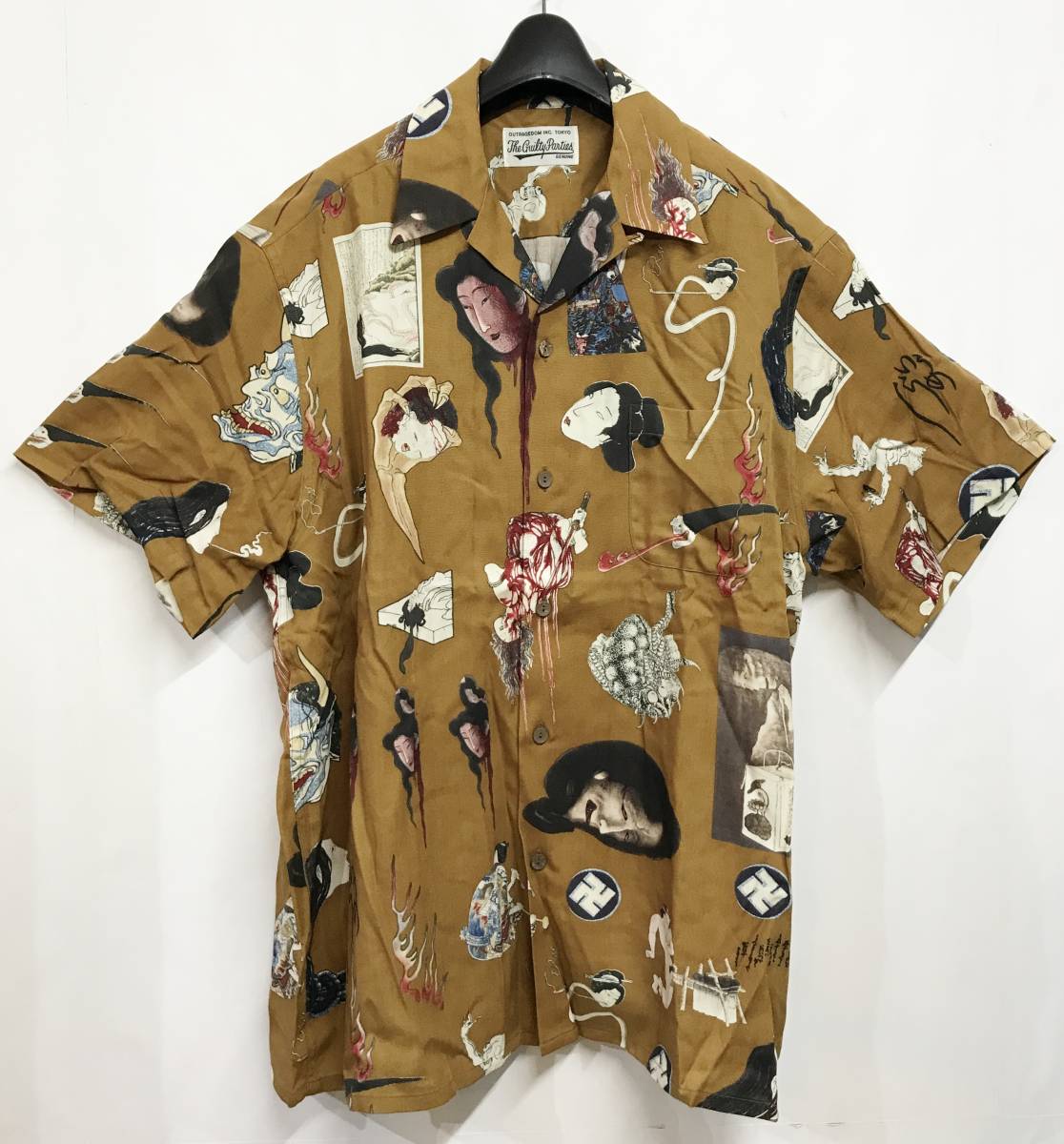 WACKO MARIA ワコマリア お化け アロハ 天国東京お化け図 アロハシャツ