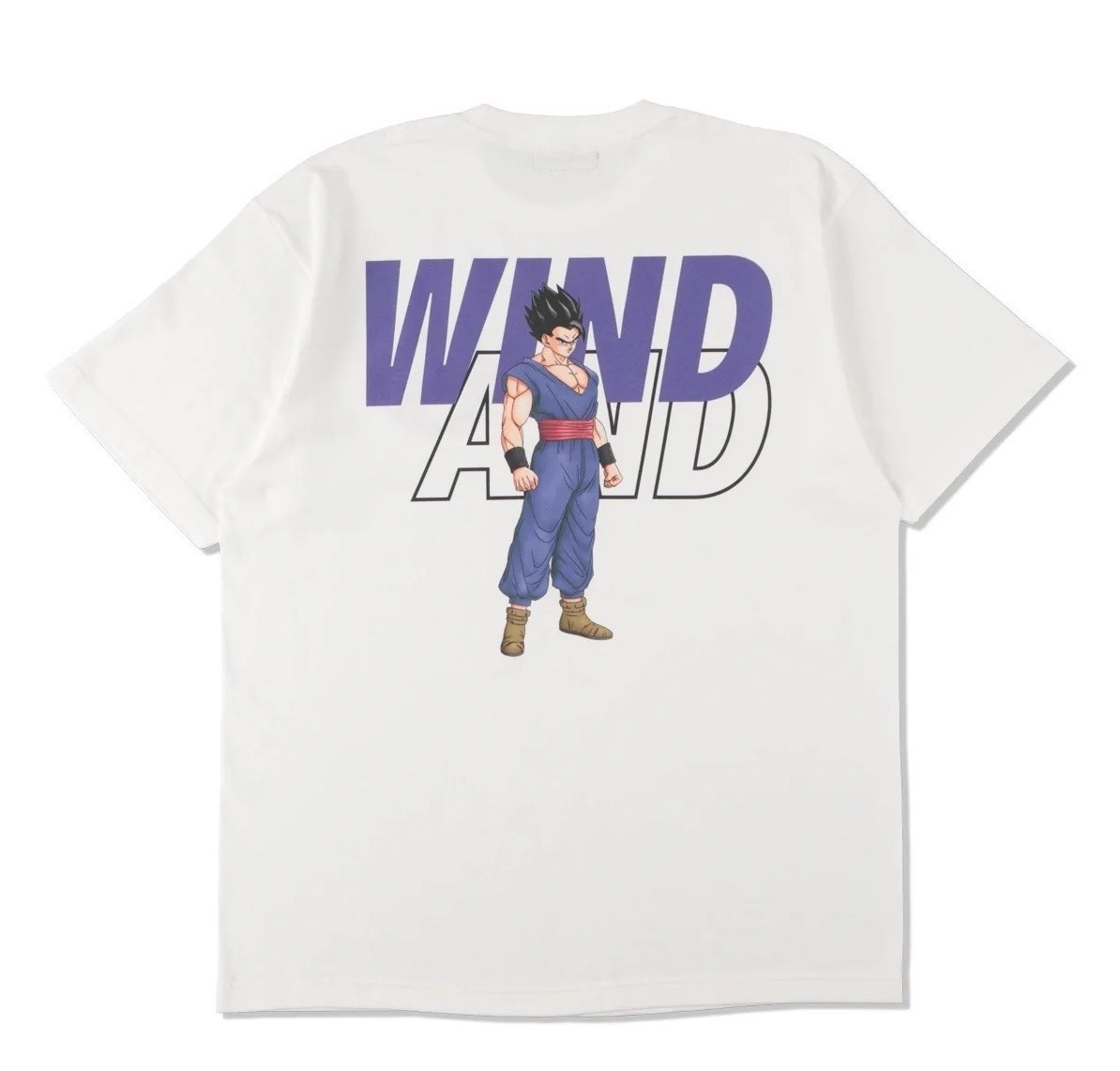 新品タグ付き DRAGON BALL X WIND AND SEA TEE GOHAN / ドラゴンボール超 孫悟飯 スーパーヒーロー × ウインダンシー Tシャツ L 白_画像1