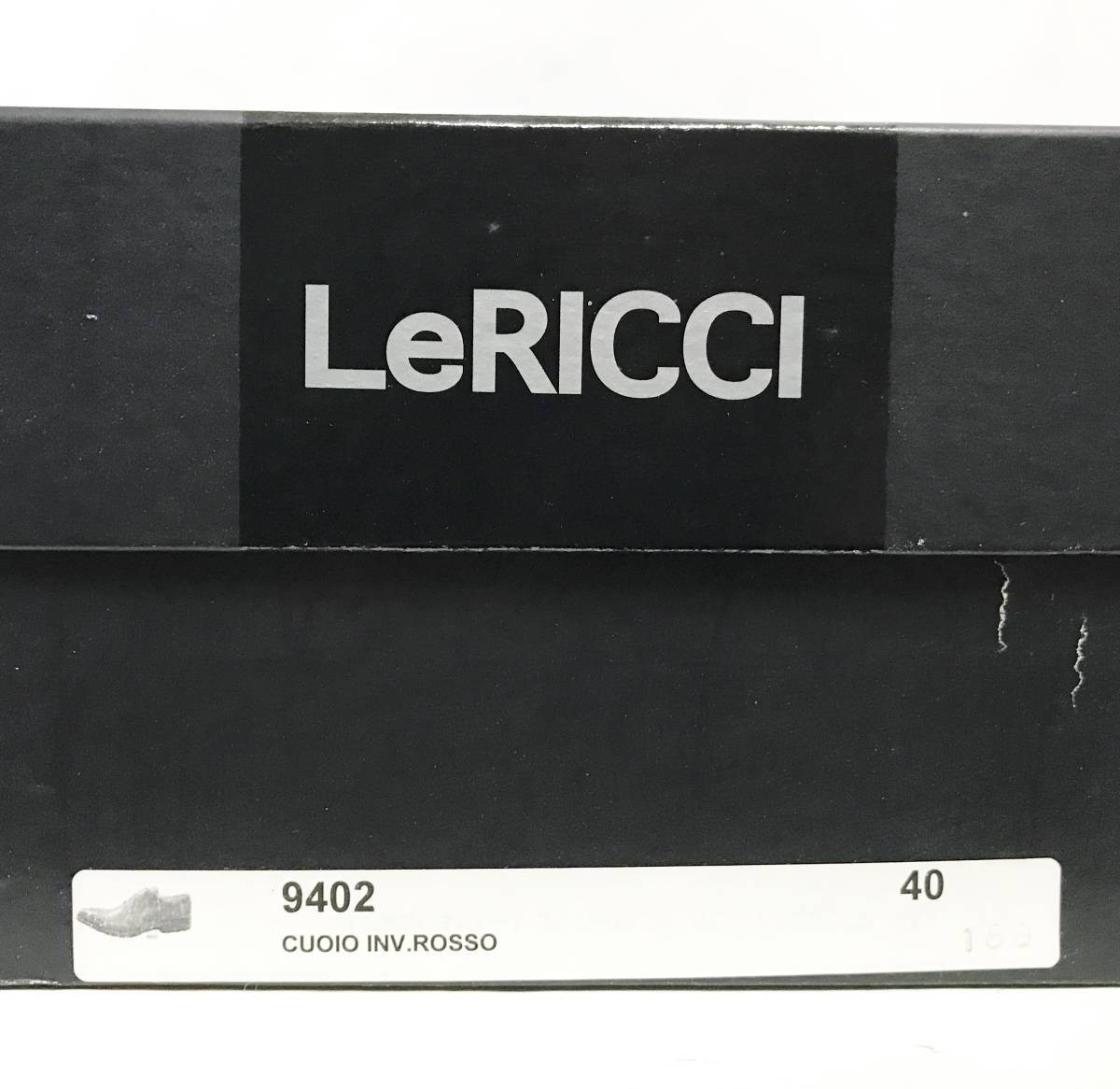 イタリア製 LeRICCI レリッチ レースアップレザーシューズ 40/25cm程度 赤茶系_画像9