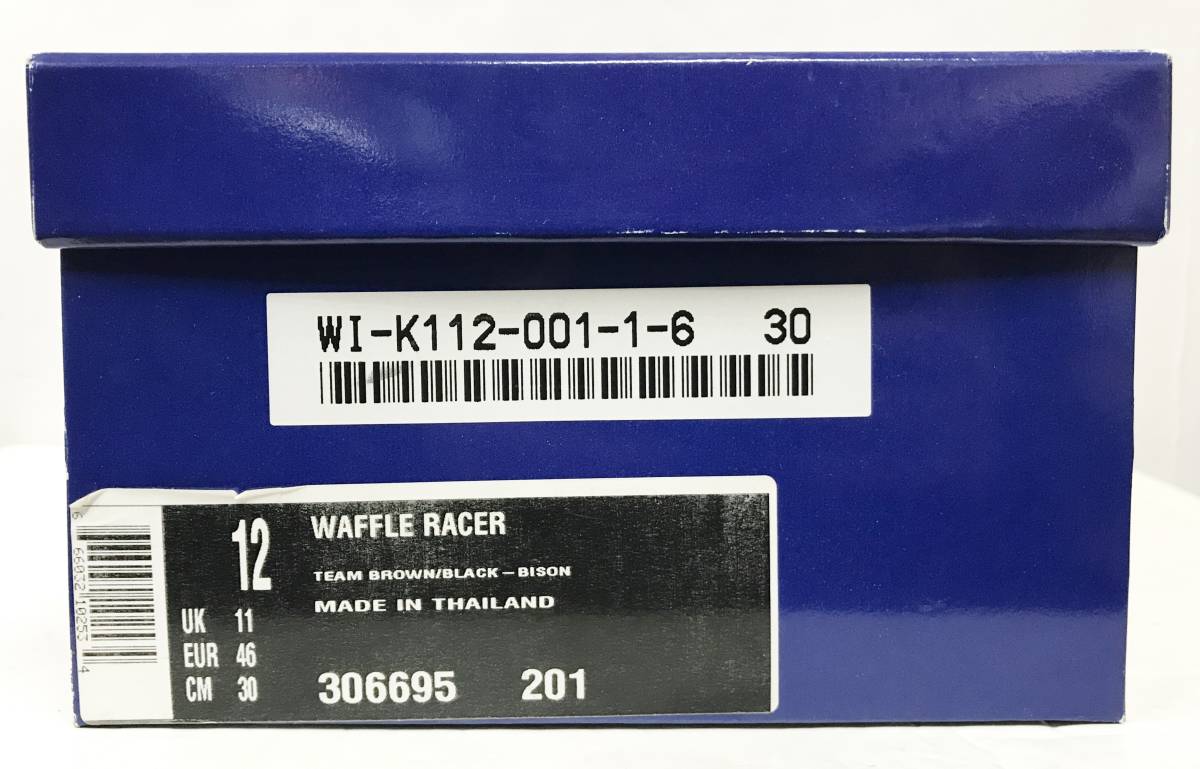  dead stock Junya Watanabe × NIKE WAFFLE RACER US12/30cm tea Nike waffle Racer Comme des Garcons Vintage archive 