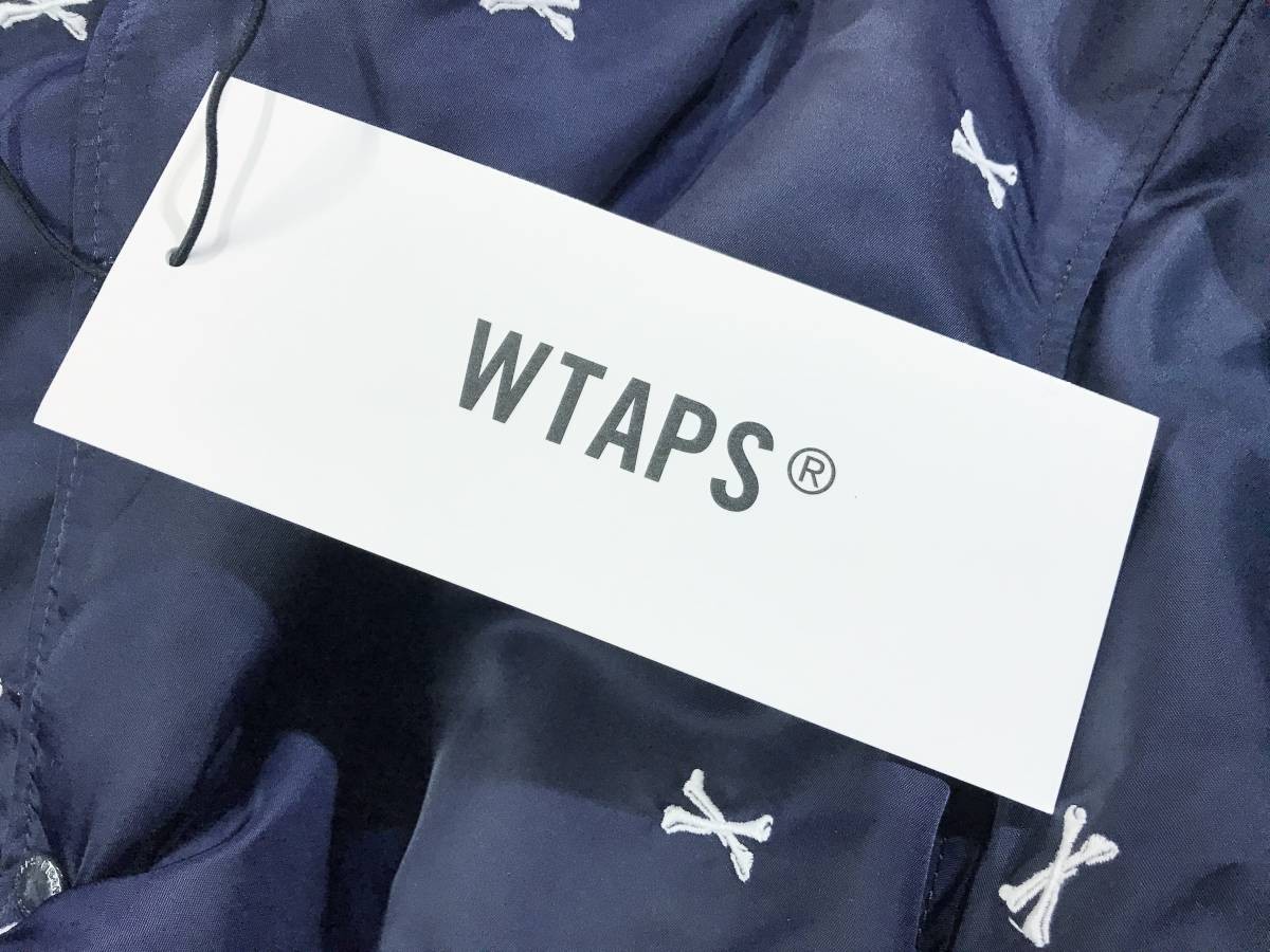 世界有名な WTAPS 22SS ダブルタップス スタジャン ネイビー 4 チーム