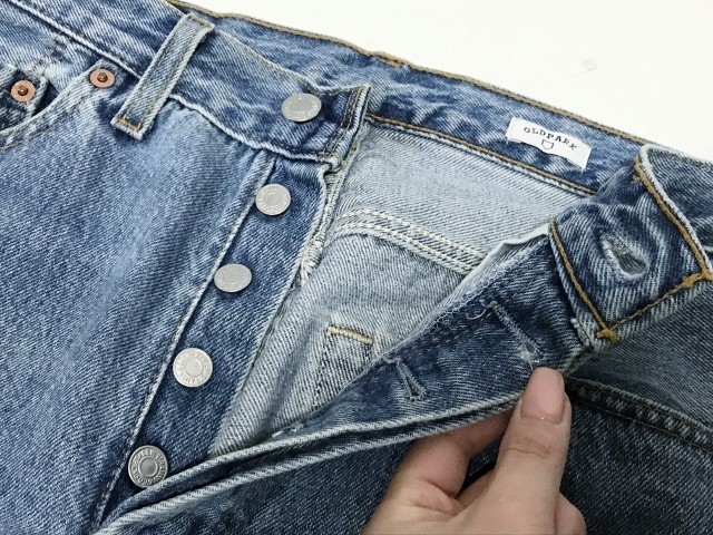 OLD PARK オールドパーク LEVI'S 再構築 リメイク デニムパンツ M リーバイス_画像8