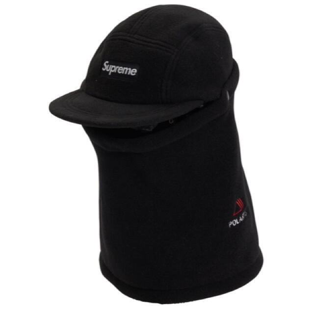 Supreme Facemask Polartec Camp Cap ブラック シュプリーム フェイスマスク ポーラテック キャンプ キャップ 帽子 黒 19AW